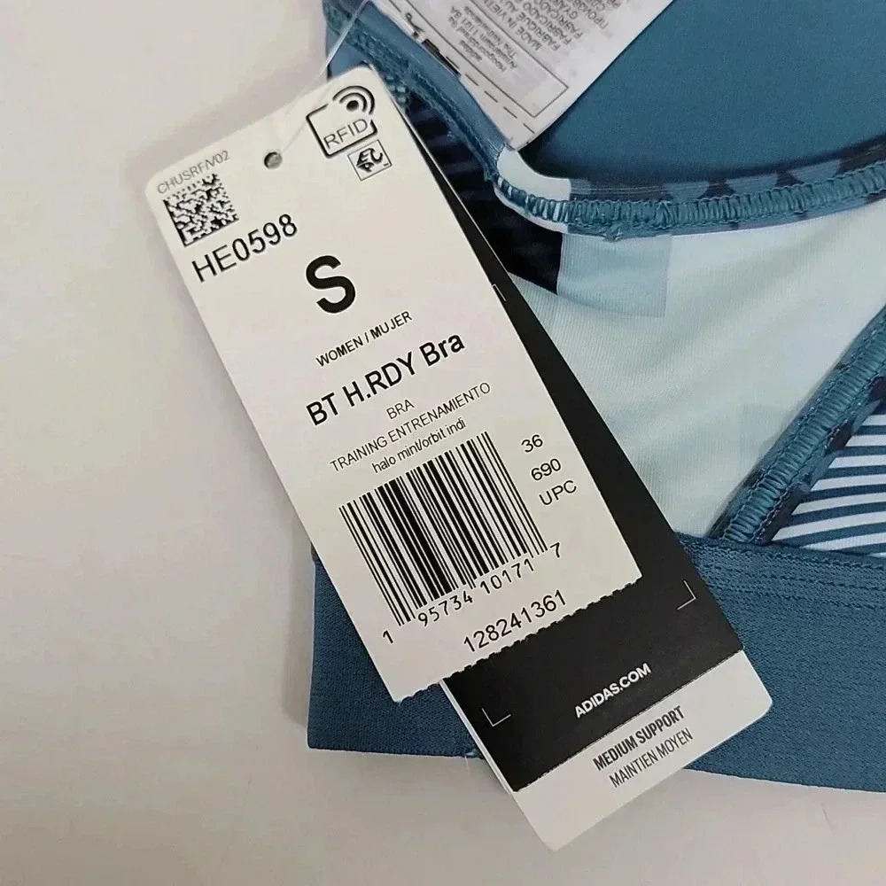Peloton Adidas x Digi Motion HEAT.RDY Believe This Sports Bra NWT Women's - Picture 6 of 6